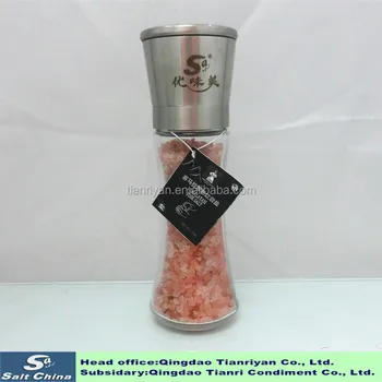 grade himalayan pink salt 200g grinder - buy himalayan pink salt