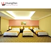 Super big room three bed hotel bedroom set furniture supplier