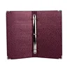 Fashion Design 3 Ring Binder Restaurant Hotel Menu Cards Designs Menu Folder Leather Menu Covers Book