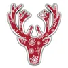 Christmas tree cartoon deer clothes enamel pin