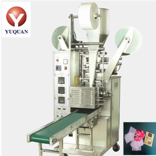 automatic envelop tea inner and outer double bag tea/herbal medicine vertical filling and packing machine