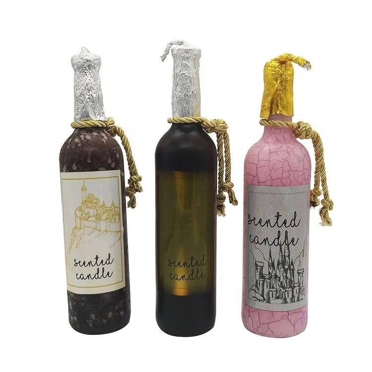 Vivid Crack Pattern Red Wine Bottle Shape Craft Art Scented Candle for Party Promotion Gift Wedding
Vivid Crack Pattern Red Wine Bottle Shape Craft Art Scented Candle for Party Promotion Gift Wedding