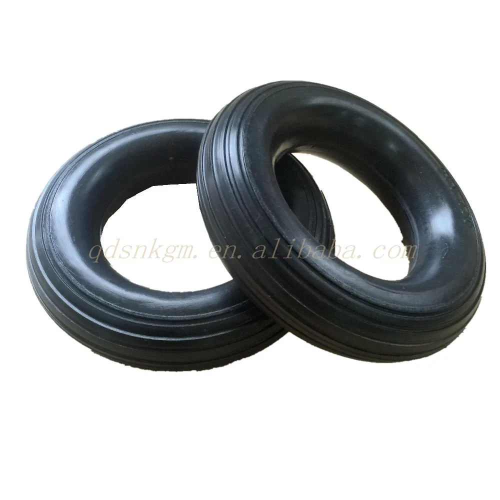 High Quality 200mm PU Solid Rubber Scooter Wheel