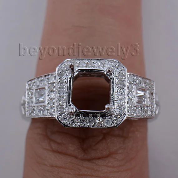 Luxury Ring Settings Without Stones For Men Natural 14k Gold Diamond