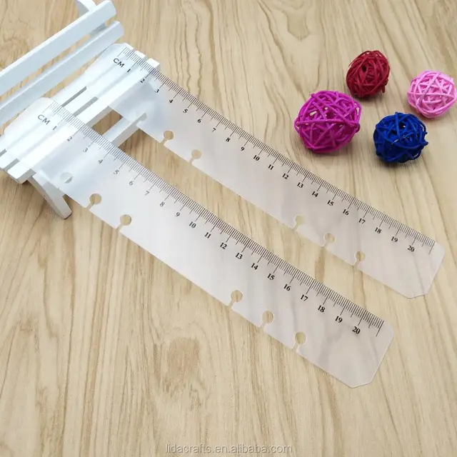 plastic advertising 15cm pp ruler set transparent pvc ruler a