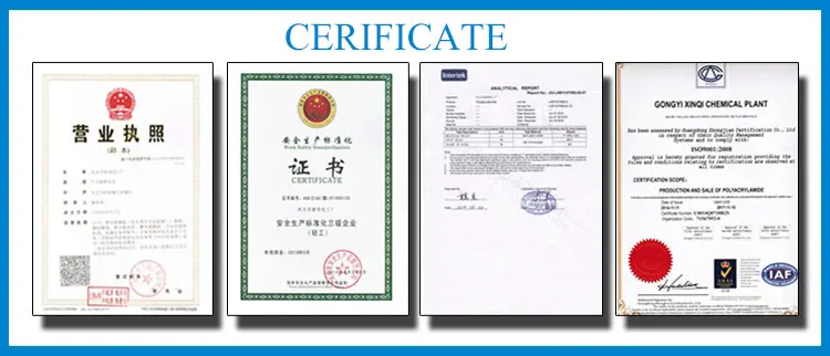 Polyacrylamide PAM as flocculant and coagulant chemical raw material