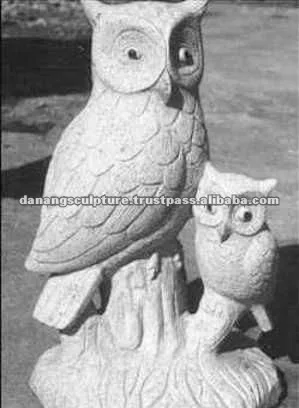 Owl stone statue DSF-T101