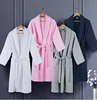 2017 Couples Bathroom Pajama Thick Long Spa Men Waffle Bathrobe Set