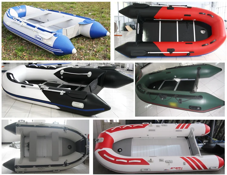 2017 hot sale raft boat, fishing boat inflatable with Aluminum floor