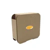 Cosmetic Packaging Gift Pillow Logo Package Die Cut Custom Kraft Paper Box