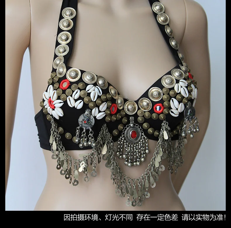 Gypsy Bra Belly Dance Bra Adjustable Women Hand Beading Bellydance Tops