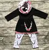 New design 100% cotton baby girls easter bunny costume clothes
