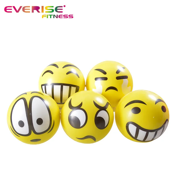 cheap nnti squishy yellow smiley face emoji squeeze pu soft foam