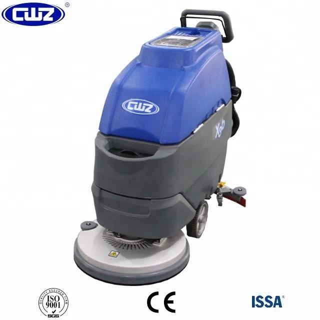 Walk Behind Electric Concrete Floor Scrubber Cleaning Machine Buy Floor Scrubber Walk Behind Floor Scrubber Concrete Floor Cleaning Machine Product