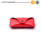 YT1345 Fashion cool workmanship soft pu leather sunglasses bag for women