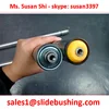 Plastic wheels for back side table of beam saw Aluminum or Steel bar with wheel conveyor tranfer bearings flow rail rollers
