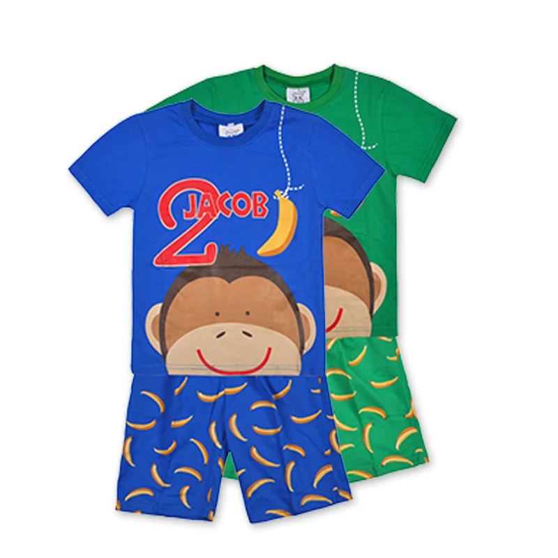 Summer Jacob Monkey Cartoon Funny Top Shorts Children Boys Home Clothes, Green or navy
Summer Jacob Monkey Cartoon Funny Top Shorts Children Boys Home Clothes, Green or navy