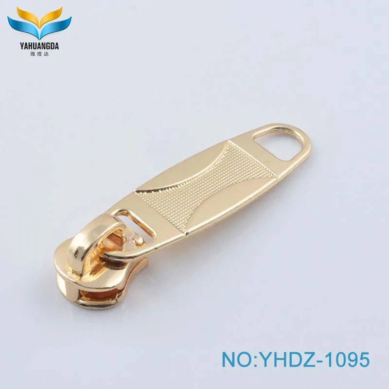 new product fashion leather bag accessories metal zipper puller for handbag