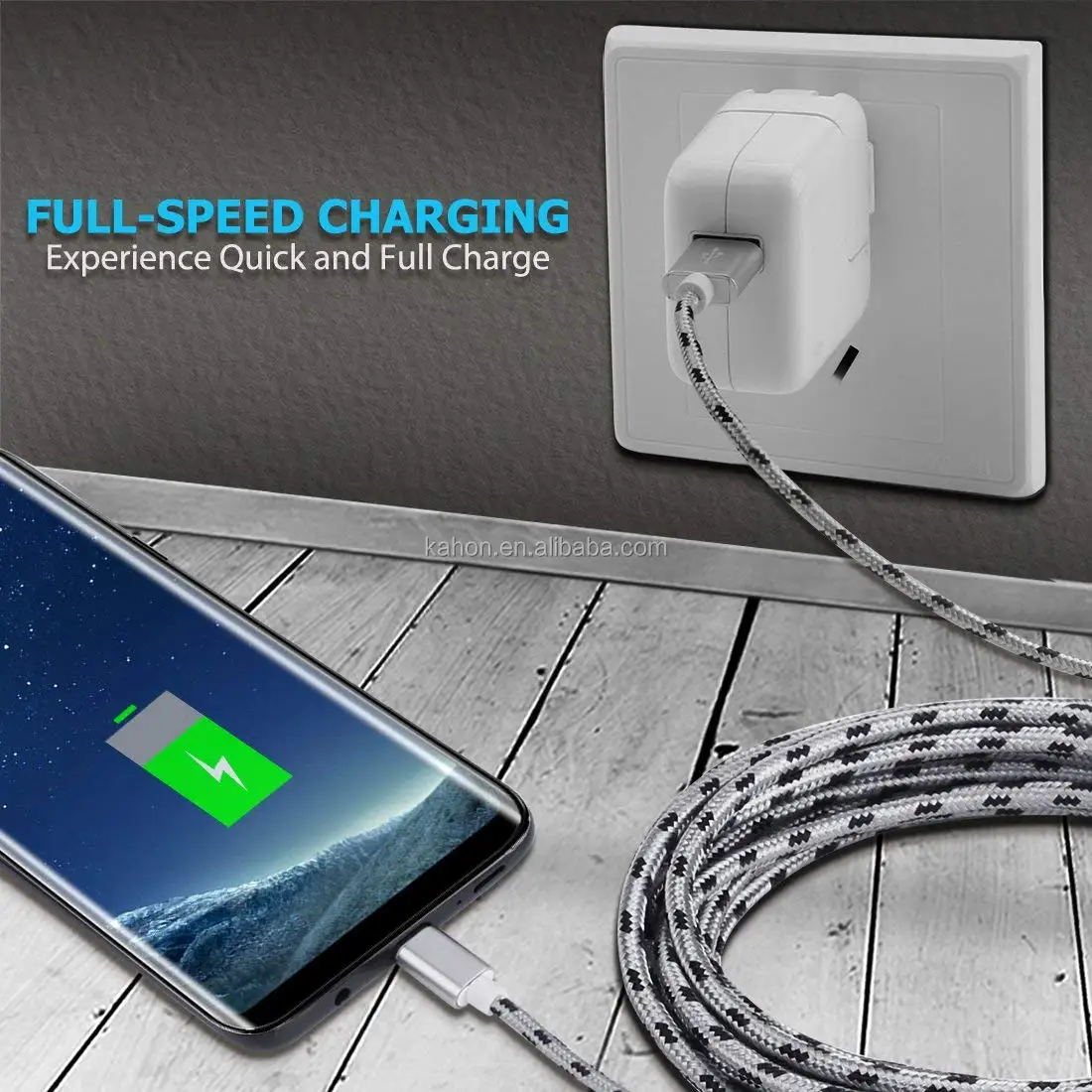 Free Shipping USB Type C Cable 3.0 USB-C Cable 1M 2 in 1 Cable for Smartphone PC - ANKUX.COM