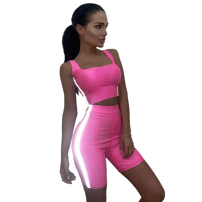 2019 Reflective Sportswear Tracksuit Sport Set Gym Fitness Training Yoga Wear Tracksuit For Woman, Color
2019 Reflective Sportswear Tracksuit Sport Set Gym Fitness Training Yoga Wear Tracksuit For Woman, Color
