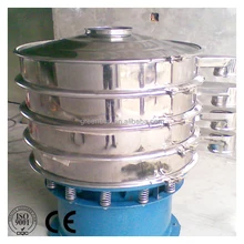 Round vibrating screen for fragrance bead