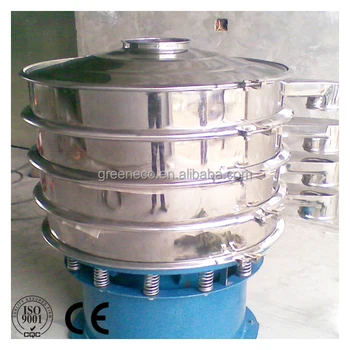 Round vibrating screen for fragrance bead