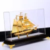 Real Gold Plated With Copper High End Ship Boats