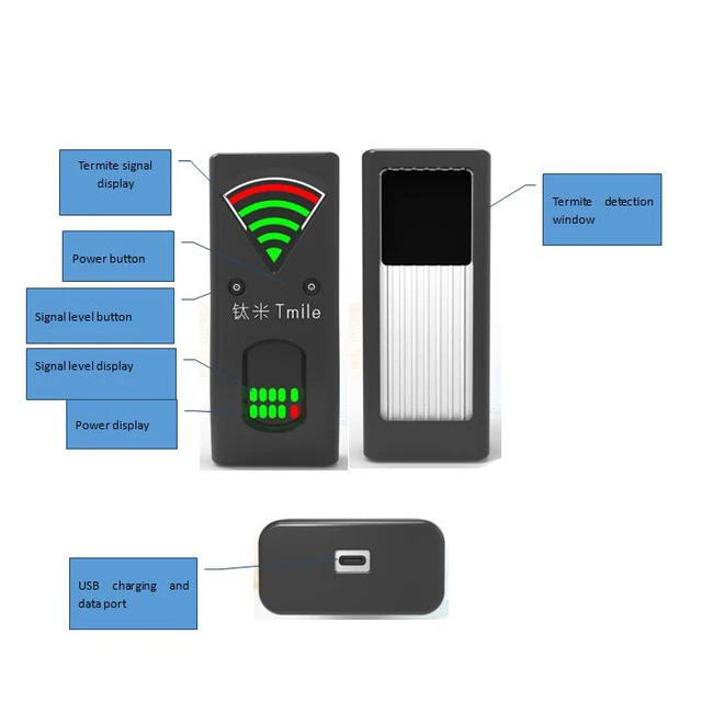 portable black termite life detector/ termite control products