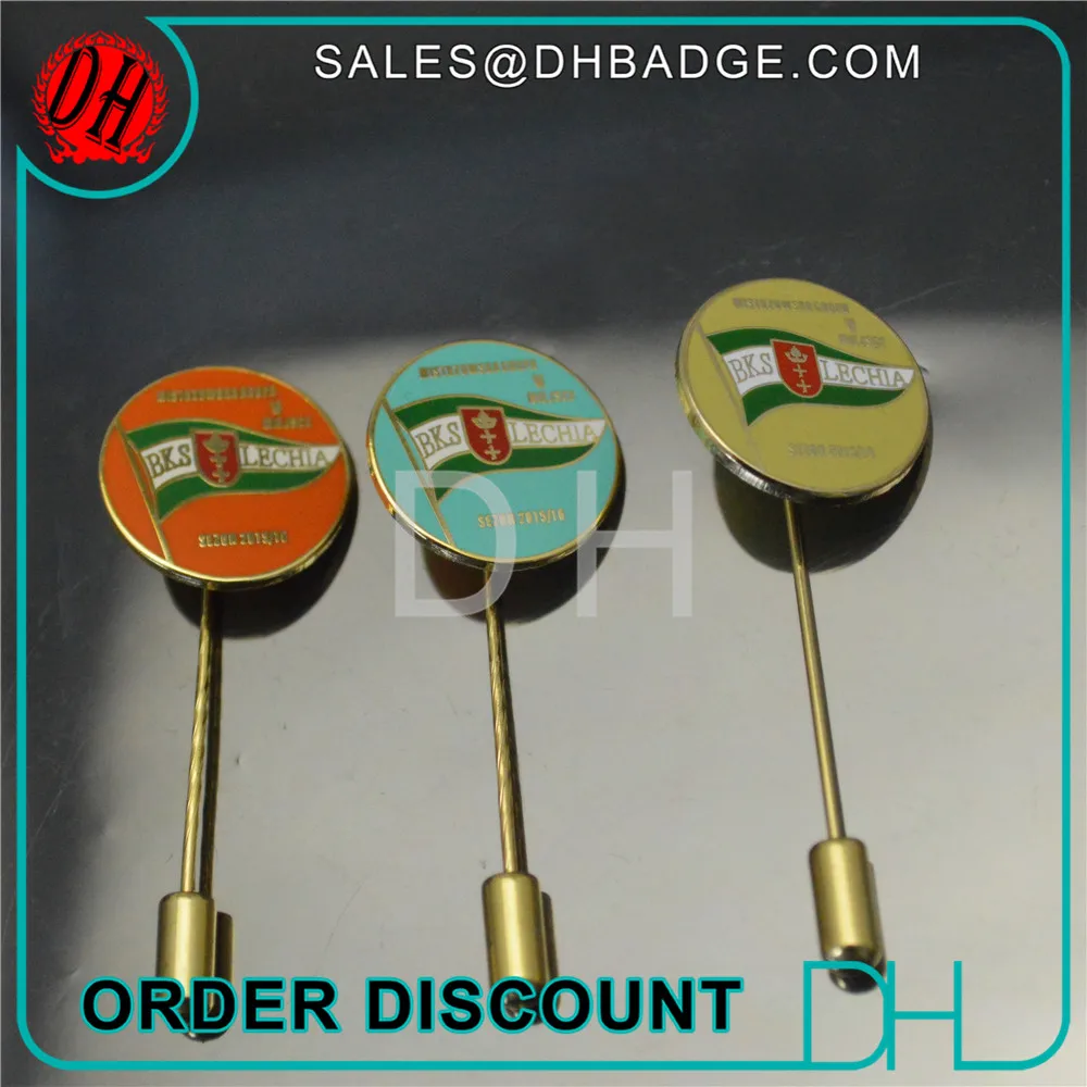 custom tie craft metal stick pins /stick hijab pins