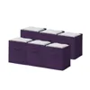 purple high density fabric handles cute storage bins