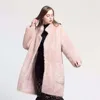 Luxury clothing Italian design fur coats sheep pink wool coat women