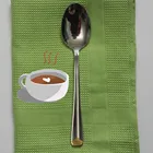 35*75cm 230gsm custom printed linen tea towel