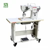 Factory price double needle post bed roller feed shoes making sewing machine electric shoes bags leather sewing machine
