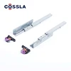 COSSLA 3D Trigger Adjustment Soft Close 3 Folds Concealed Undermount Drawer Slide