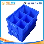 Cheap 6 Compartments Plastic Container Durable Storage Box With Dividers