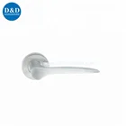 Stainless steel solid lever door handle for standard door