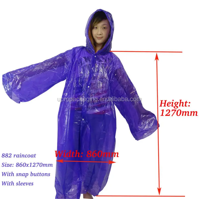 882 raincoat with dimension