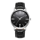 Customized Personalized Multiple Classic Black Quartz Wrist Watch For Men