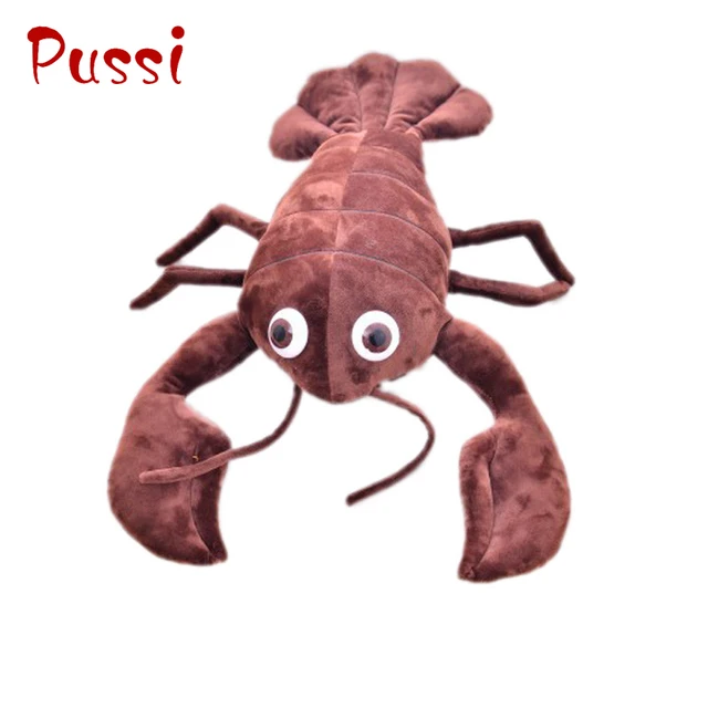 Customized artificial crayfish plush toy