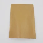 kraft paper bag stand up pouch with zipper top and PE liner for rice, dog food, tea and dried fruit