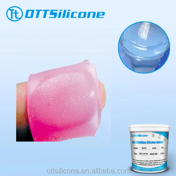 Medical Grade Life Casting Rtv Liquid Silicone Rubber For Fingerprint