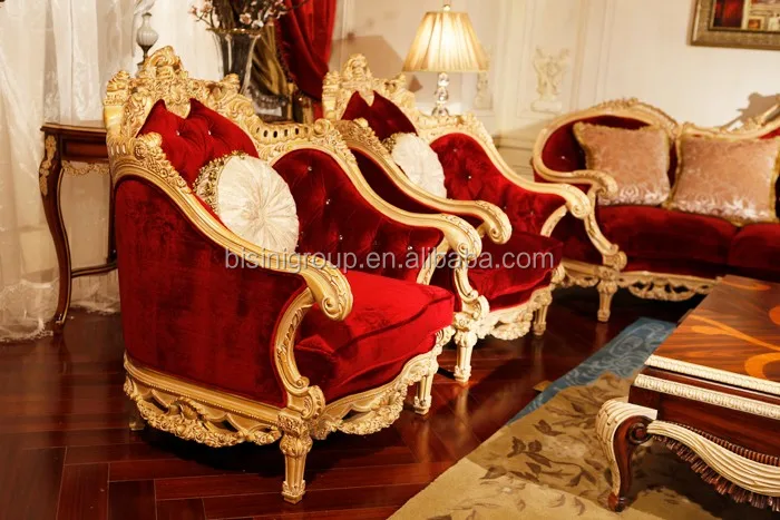 resplendent european imperial ruby red single sofa, luxury cozy