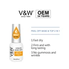 Nail V W OEM Peel Off Base Top 2IN1 Very Good And Healthy For The Nail