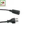 3 Pin Brazil Switzerland power cord extension cord