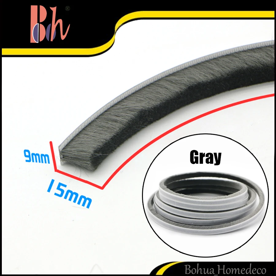 Pp Brush Sealing Strips Timber Aluminium Door Window Frame Self
