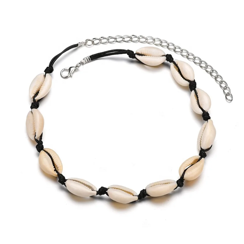 Bohemian Shell Pendant Chokers Necklaces Black Rope Chain Necklace Collar for Women Statement Jewelry Accessories, Photo
Bohemian Shell Pendant Chokers Necklaces Black Rope Chain Necklace Collar for Women Statement Jewelry Accessories, Photo