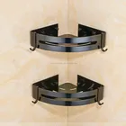 blackened color space aluminum bathroom Basket sanitary ware Hanging Storage
