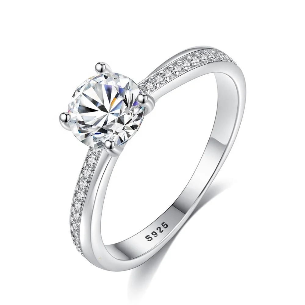 CZCITY High Quality Pure 925 Sterling Silver Classic Wedding Rings for Women Clear CZ Stone Ring Fine Jewelry Femme Bijoux
CZCITY High Quality Pure 925 Sterling Silver Classic Wedding Rings for Women Clear CZ Stone Ring Fine Jewelry Femme Bijoux