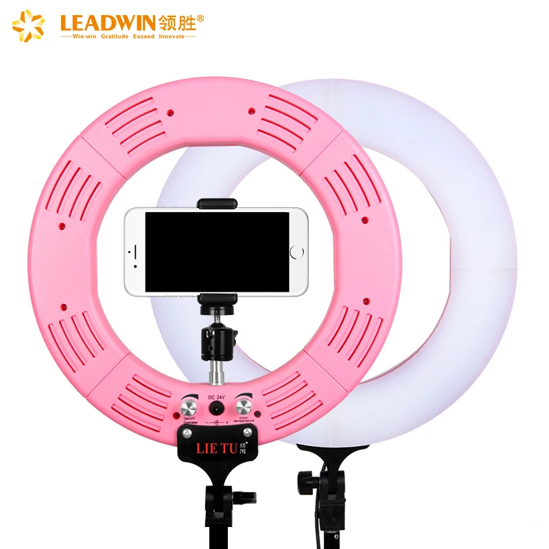 LW-RL02 New Studio Ring Light Kit phone and camera led ring light Bi-color photography fill light, Black;pink;white
LW-RL02 New Studio Ring Light Kit phone and camera led ring light Bi-color photography fill light, Black;pink;white