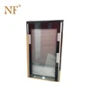 CCC double glass swing window built-in magnetic control blind